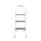 Cosco Cosco 47.6 in. H X 16.81 in. W X 2.91 in. D 225 lb. capacity 3 step Steel Folding Step Stool 11-448-WHG2 - alternate 2